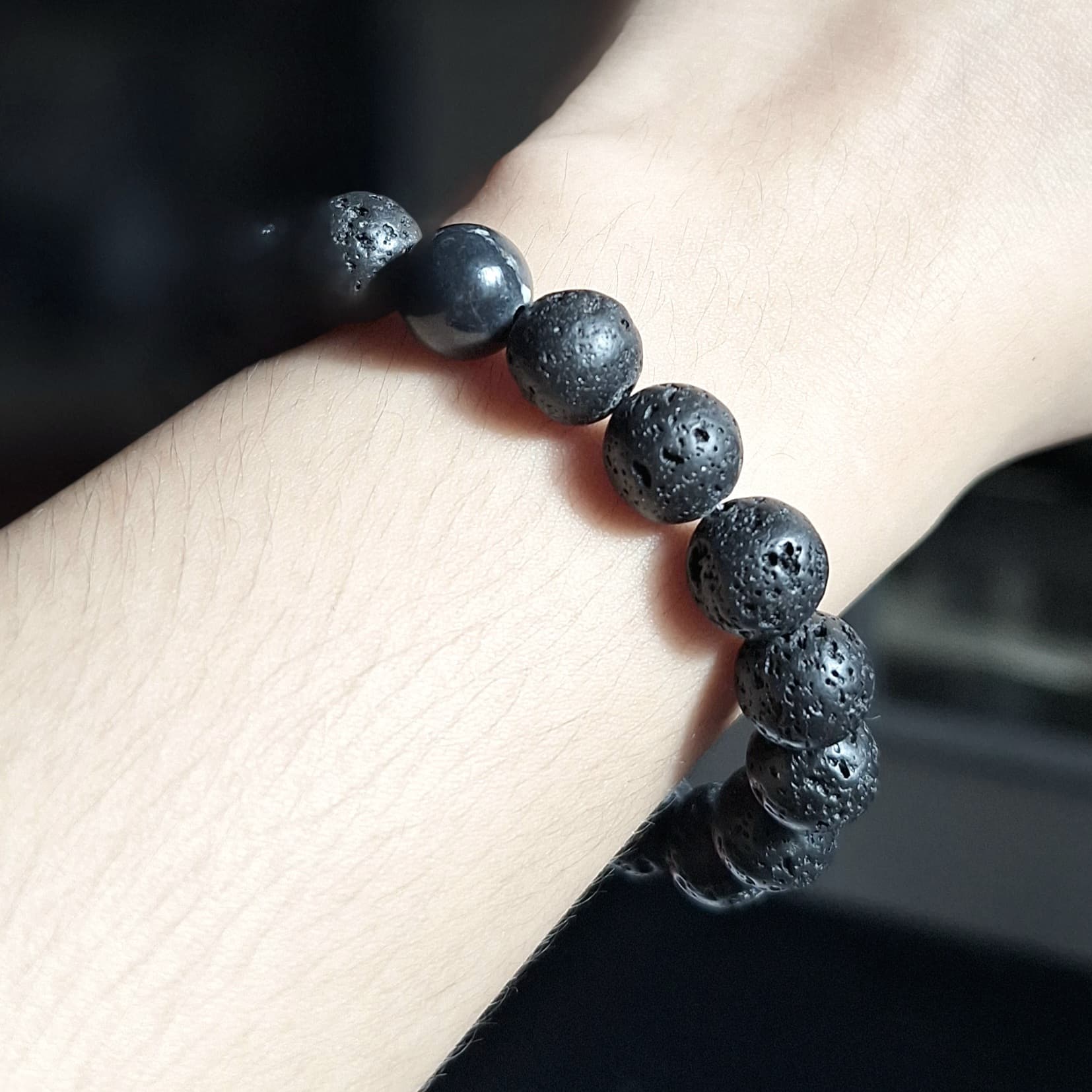 Obsidian Heart Worn